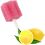 Med Comfort Mundpflegestäbchen: Lemon, rosa Schaumstoffkopf