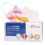 wellsamask Colour Line, Mundschutz mit Gummizug, Hawaii Breeze