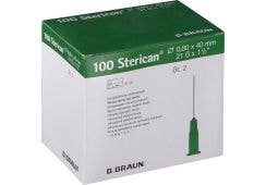 Sterican Luer Einwegkanülen: G21, 0.8 x 40 mm, grün