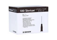 Sterican Luer Einwegkanülen: G26, 0.45 x 12 mm, braun