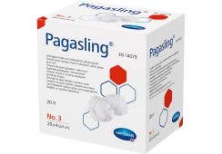Pagasling Schlinggazetupfer, steril, Gr. 3, pflaumengroß: 4 x 20 Stück