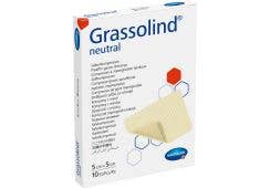 Grassolind Salbenkompressen, steril, 5 x 5 cm: 10 Stück