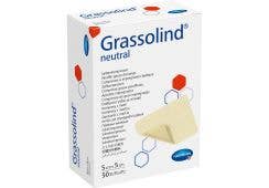 Grassolind Salbenkompressen, steril, 5 x 5 cm: 50 Stück