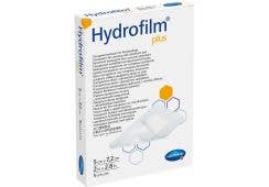 Hydrofilm Plus Transparentverband, steril, 5 x 7,2 cm, 5 Stück