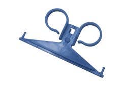 Urinbeutelhalter Kunststoff, aus PP, blau