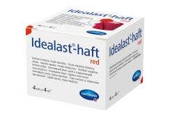 Idealast-haft Color Idealbinde, unsteril: 4 cm, rot
