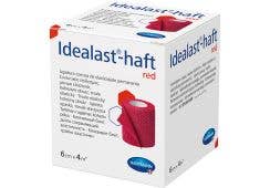 Idealast-haft Color Idealbinde, unsteril: 6 cm, rot