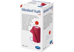 Idealast-haft Color Idealbinde, unsteril: 10 cm, rot
