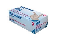 Med-Comfort Handschuhe, Latex, puderfrei, unsteril: Gr. L