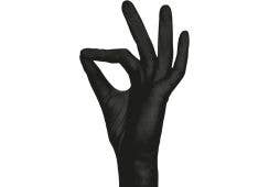 Style Nitril Handschuhe, Black, puderfrei, unsteril