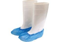 CPE-Überschuhe, blau, 20my: 100 Stück