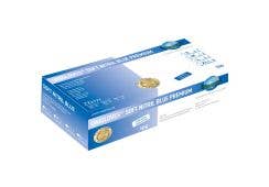 Soft Nitril Blue Premium Handschuhe, puderfrei, unsteril: Gr. S