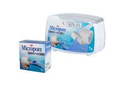 Micropore Vliespflaster, 1,25 cm x 5 m, weiß, mit Abroller