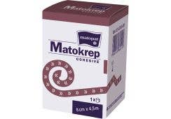 Matokrep COHESIVE selbstklebende Kreppbinde, hautfarben: 8 cm x 4.5 m