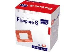 Fixopore S Vliesstoffverband + Wundkissen, steril: 5 cm x 7.2 cm