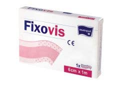 Fixovis Gewebepflaster mit Wundverband: 6 cm x 1 m