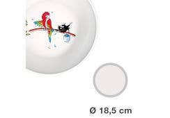Teller tief 419, Ø 18.5 cm: Papagei