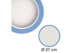 Teller 921, Ø 27 cm: Rand blau