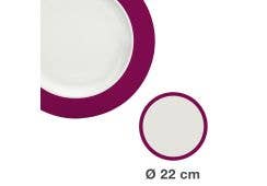 Teller flach 1203, Ø 22 cm: Capri