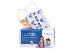 wellsamask Junior Mix Box, Mundschutz mit Gummizug